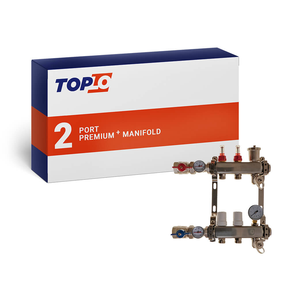 Underfloor Heating Manifold Kit – 2 To 8 Ports With Grundfos Pump & Thermostat (A-Rated)