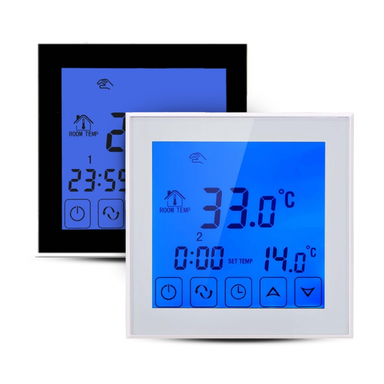 TopLo 7 Day Programmable Touch Screen Thermostat - For Wet Underfloor Heating
