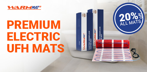 Premium Electric<br>Underfloor Heating Mats